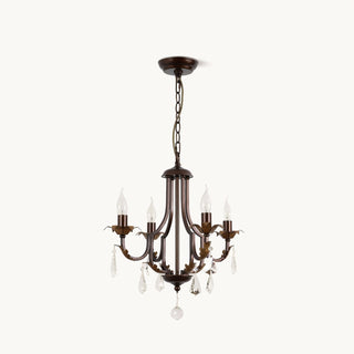 Evelyn Rustic Crystal Chandelier