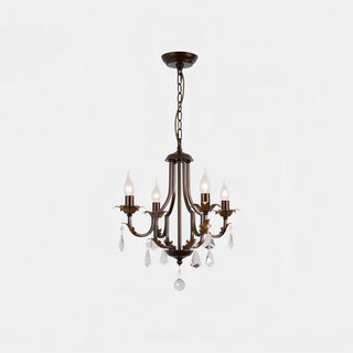 Evelyn Rustic Crystal Chandelier