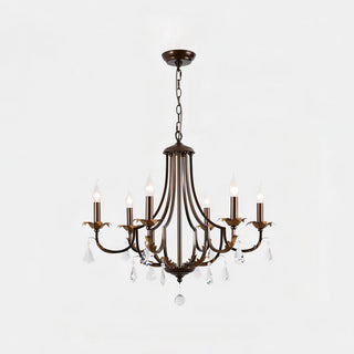 Evelyn Rustic Crystal Chandelier