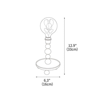 Amora Retro Wood Table Lamp