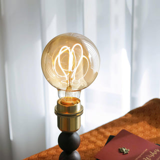Amora Retro Wood Table Lamp