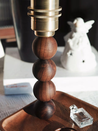 Amora Retro Wood Table Lamp