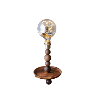 Amora Retro Wood Table Lamp