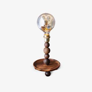 Amora Retro Wood Table Lamp