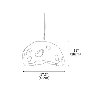 Ant Nest Minimalist Resin Pendant Light