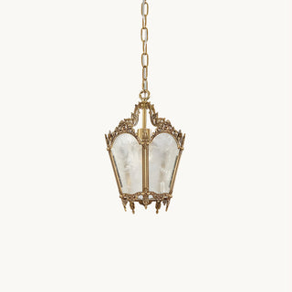 Kiv Vintage Metal Glass Pendant