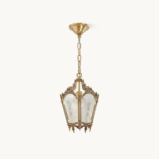 Kiv Vintage Metal Glass Pendant
