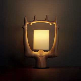 Cresta Modern Wood Table Lamp