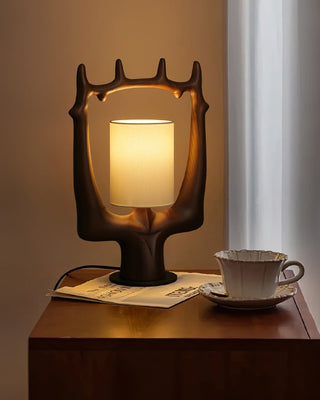Cresta Modern Wood Table Lamp