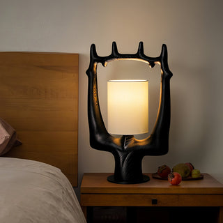 Cresta Modern Wood Table Lamp