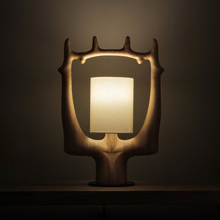 Cresta Modern Wood Table Lamp