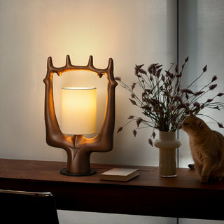Cresta Modern Wood Table Lamp