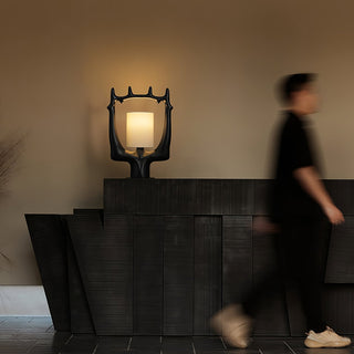 Cresta Modern Wood Table Lamp