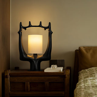 Cresta Modern Wood Table Lamp