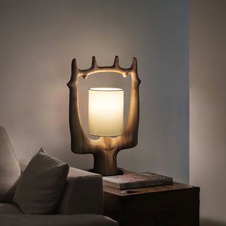 Cresta Modern Wood Table Lamp