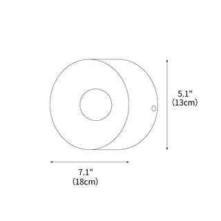 Anton Minimalist Aluminium Wall Light