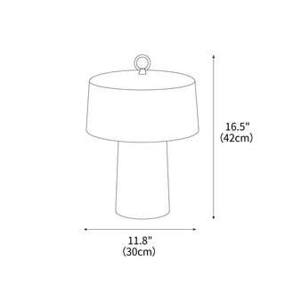 Aogashima Minimalist Alabaster Table Light