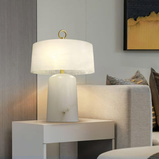 Aogashima Minimalist Alabaster Table Light