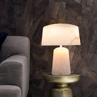 Aogashima Minimalist Alabaster Table Light