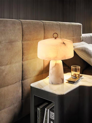 Aogashima Minimalist Alabaster Table Light