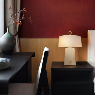 Aogashima Minimalist Alabaster Table Light
