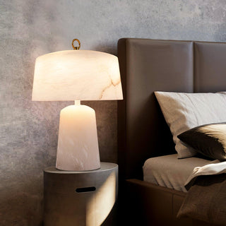 Aogashima Minimalist Alabaster Table Light