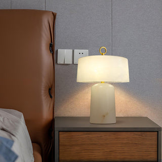 Aogashima Minimalist Alabaster Table Light