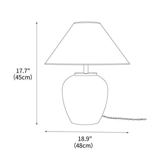 Aoji Serene Travertine Table Light