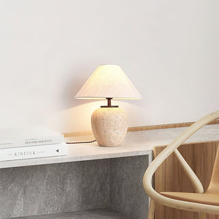 Aoji Serene Travertine Table Light