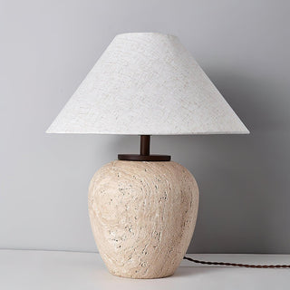 Aoji Serene Travertine Table Light