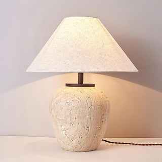 Aoji Serene Travertine Table Light