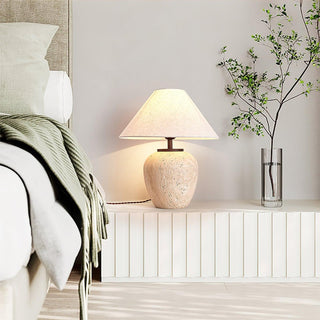 Aoji Serene Travertine Table Light