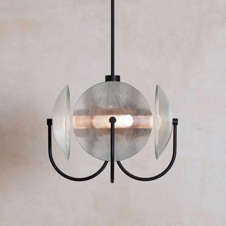 Celestial Orb Sculptural Glass Pendant Light
