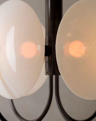 Celestial Orb Sculptural Glass Pendant Light