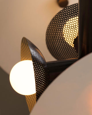 Celestial Orb Sculptural Glass Pendant Light