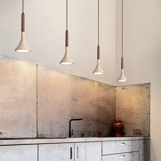 Aplomb Wabi-Sabi Travertine Pendant Light