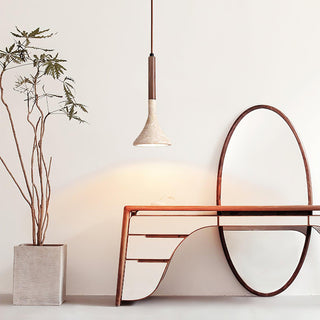 Aplomb Wabi-Sabi Travertine Pendant Light