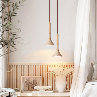 Aplomb Wabi-Sabi Travertine Pendant Light