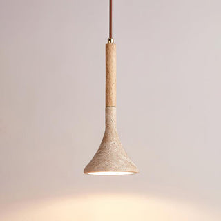 Aplomb Wabi-Sabi Travertine Pendant Light