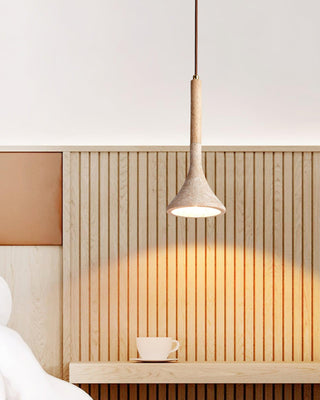 Aplomb Wabi-Sabi Travertine Pendant Light