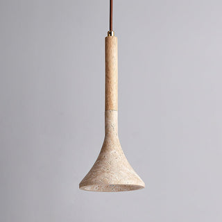 Aplomb Wabi-Sabi Travertine Pendant Light