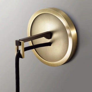 Elowen Glass  Brass Wall Light