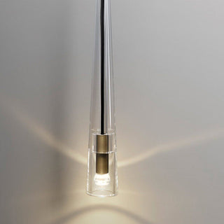 Elowen Glass  Brass Wall Light