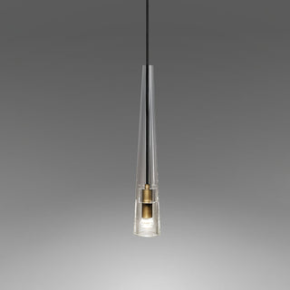 Elowen Glass  Brass Wall Light