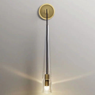 Elowen Glass  Brass Wall Light