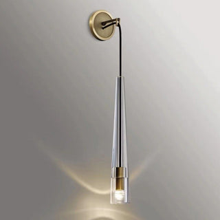 Elowen Glass  Brass Wall Light