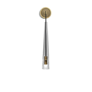 Elowen Glass  Brass Wall Light