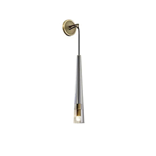 Elowen Glass  Brass Wall Light