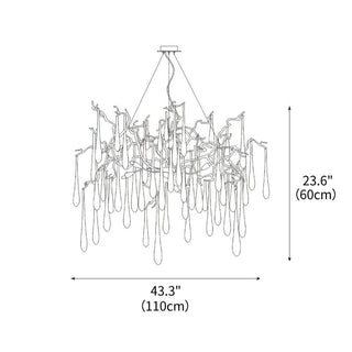 Aqua Empire Luxury Glass Chandelier