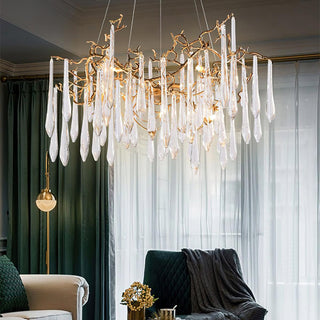 Aqua Empire Luxury Glass Chandelier